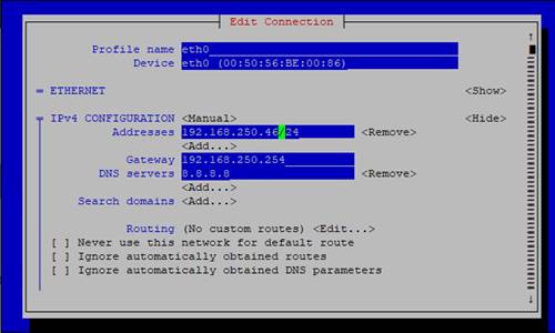 Network Configuration