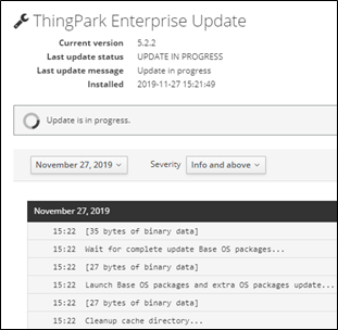 Update in progress