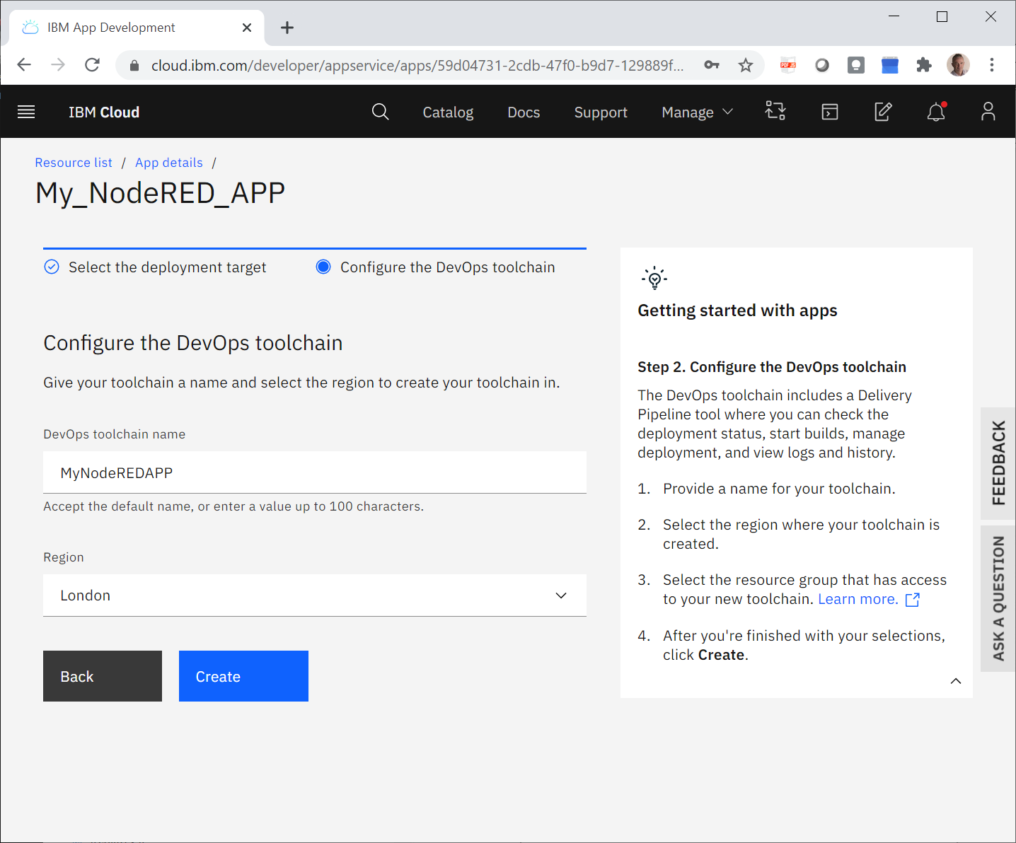 Installing a Node-RED server | ThingPark Location