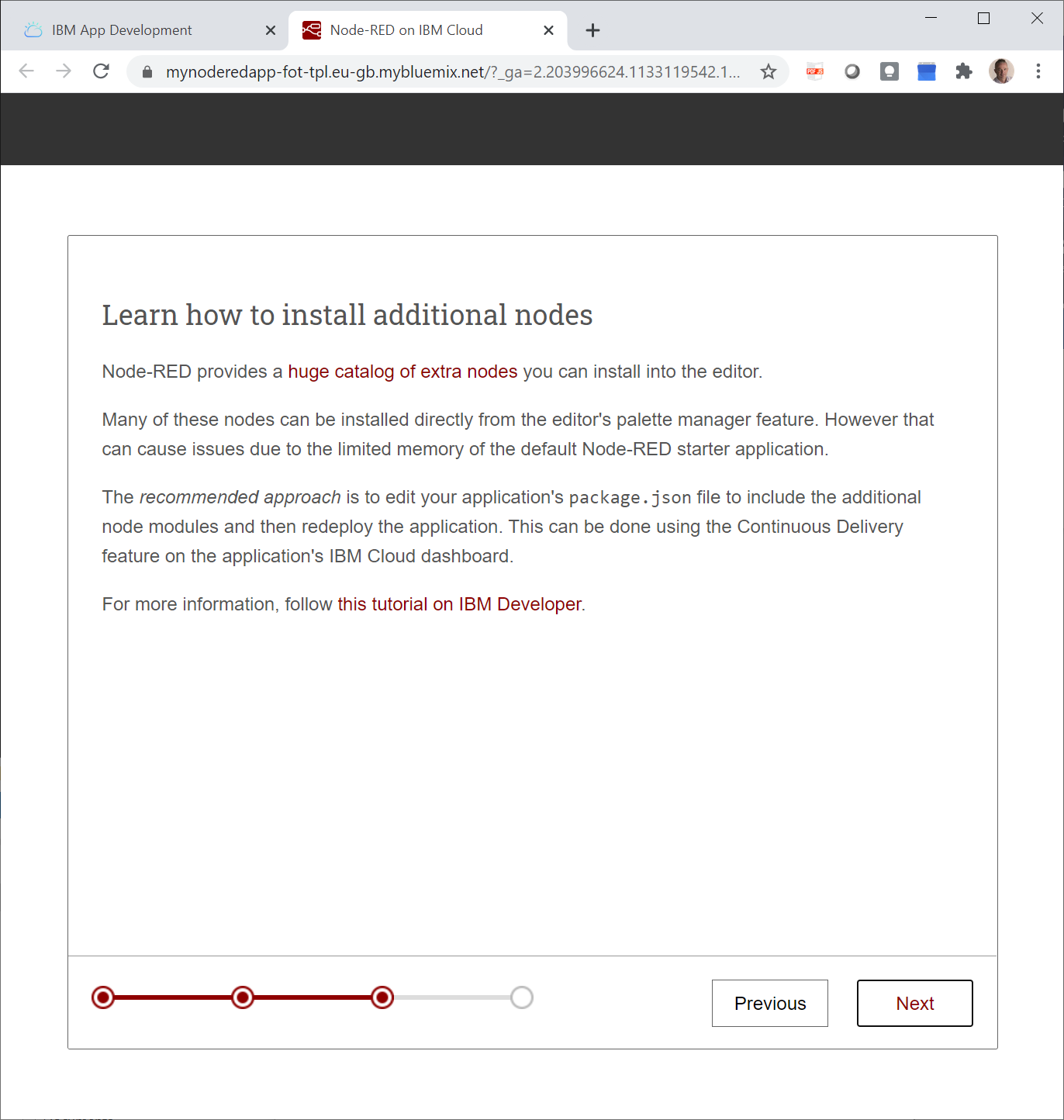 Installing a Node-RED server | ThingPark Location