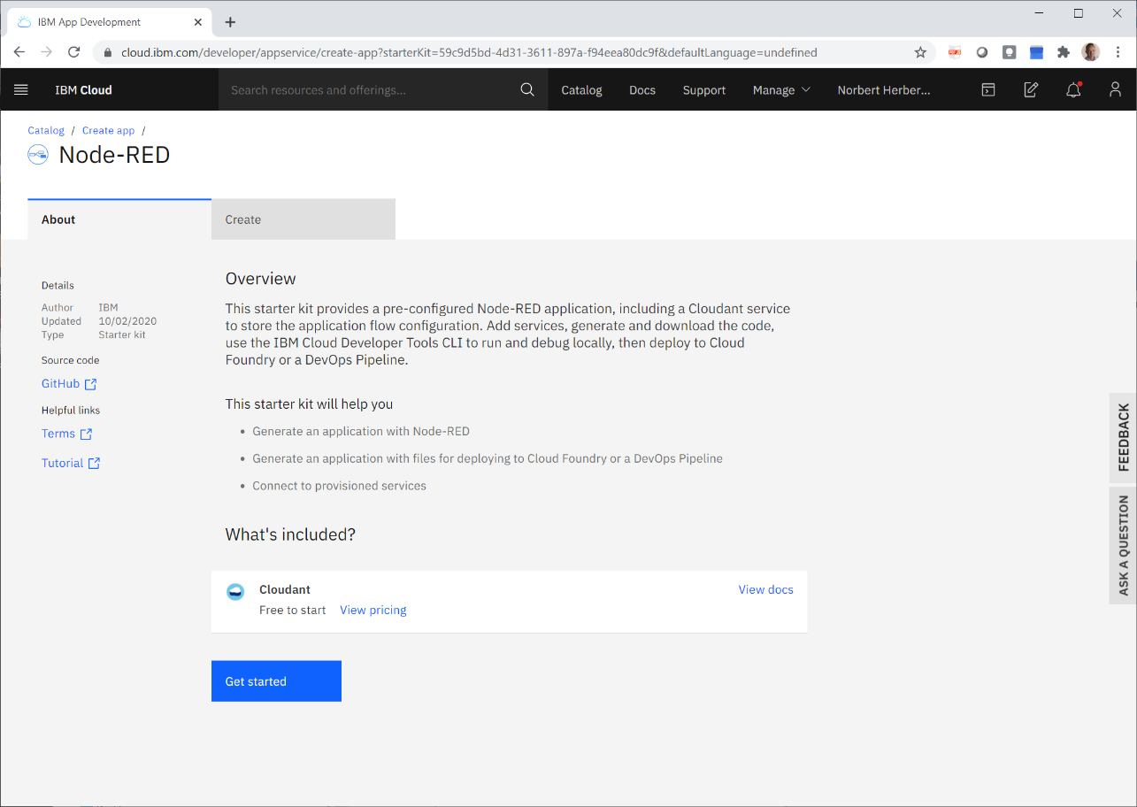 Installing a Node-RED server | ThingPark Location