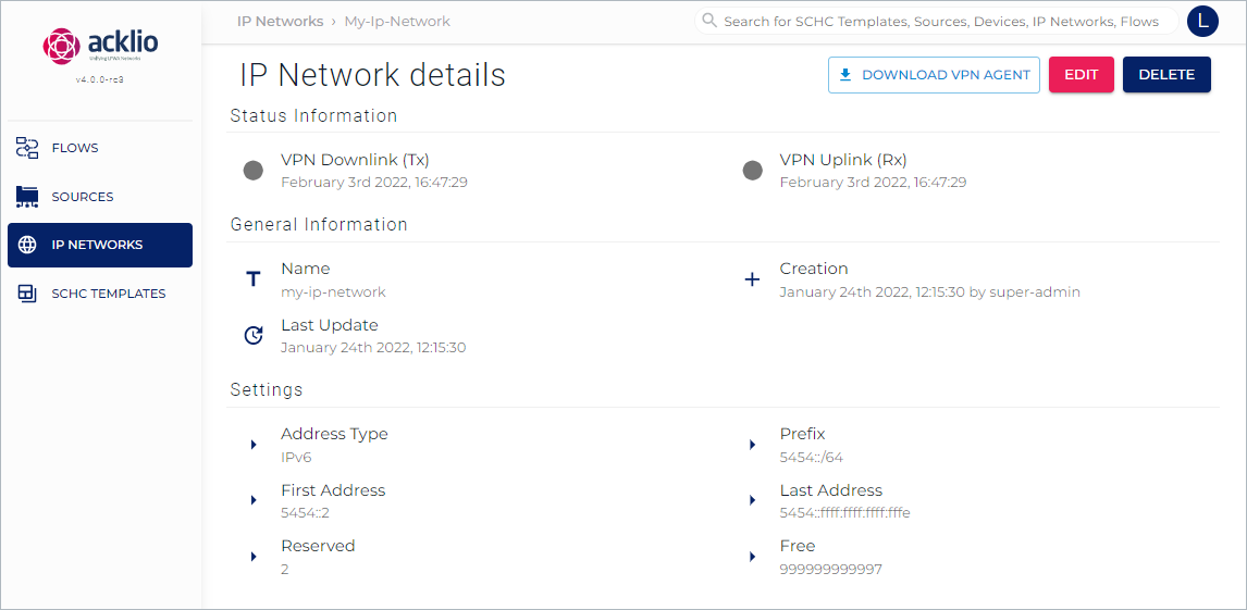 View IP networks