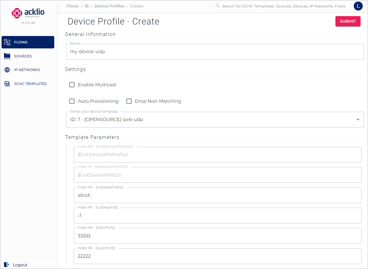 Create a Device Profile