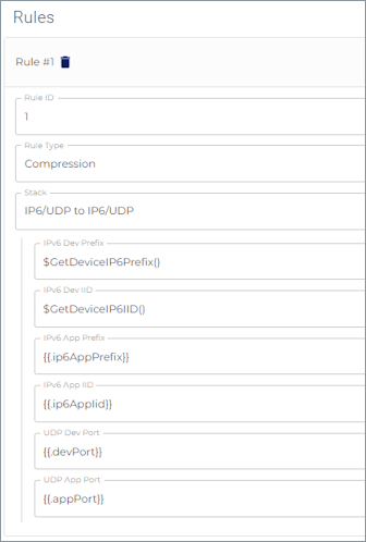 Compression Rule