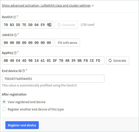 Configure Device