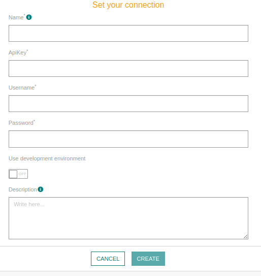 Create microshare connection form