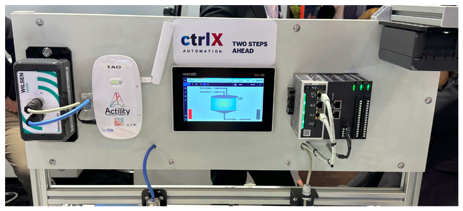 Local subnet configuration (real-world setup with hub and devices)
